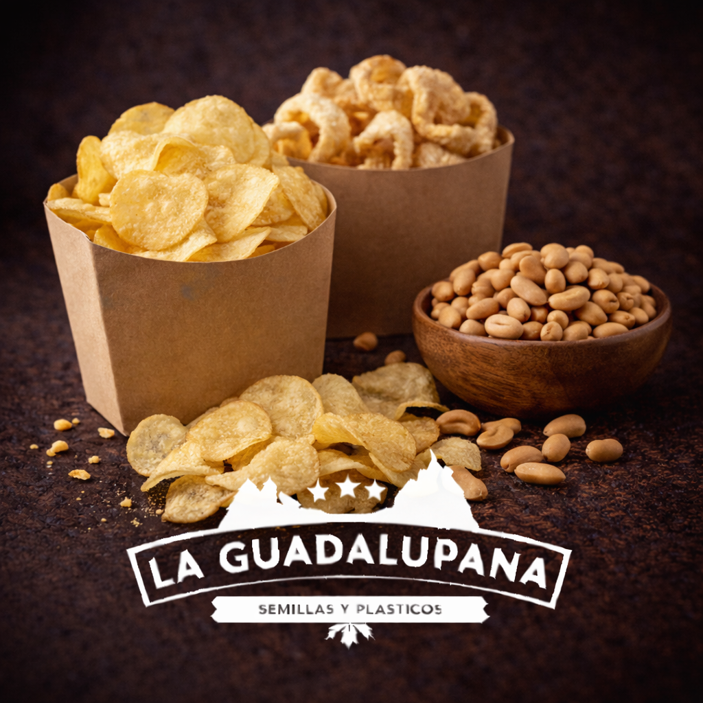 snacks variados con logo la guadalupana