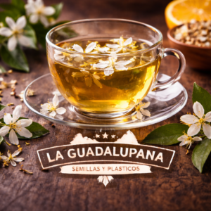 té de azahar y flores frescas